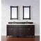 James Martin Vanities Brittany 72in Double Vanity, Burnished Mahogany w/ 3 CM Eternal Marfil Quartz Top 650-V72-BNM-3EMR - alternate 6